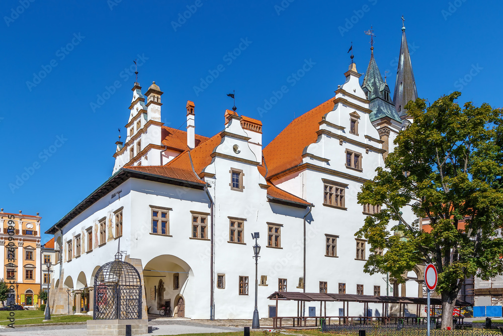 Naklejka premium Old town hall, Levoca, Slovakia