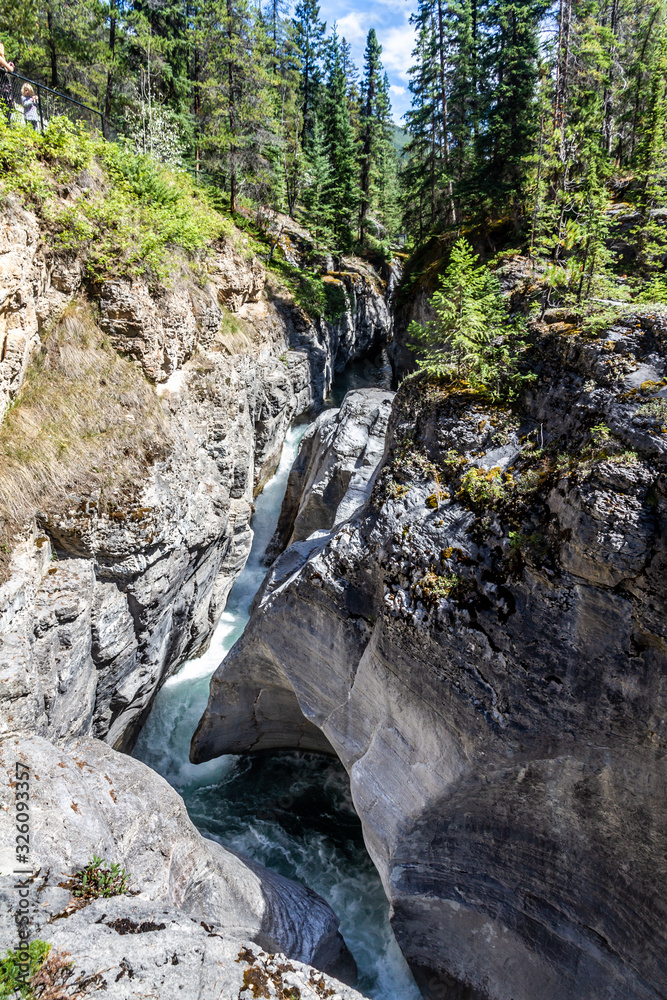 Obraz premium Maligne Canyon, Jasper National Park, Alberta, Canada
