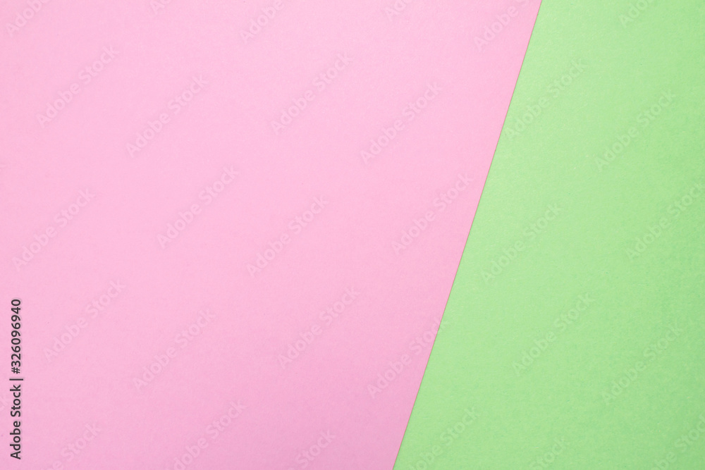 Pink and green empty geometric paper background. Pink and green empty geometric paper background.
