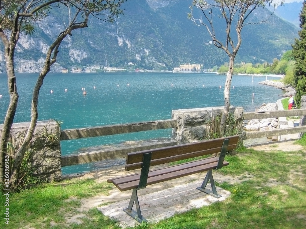 riva del garda, lake in Italy