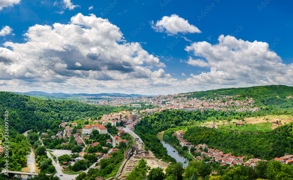 Veliko Tarnovo city, old capital of Bulgaria, Europe
