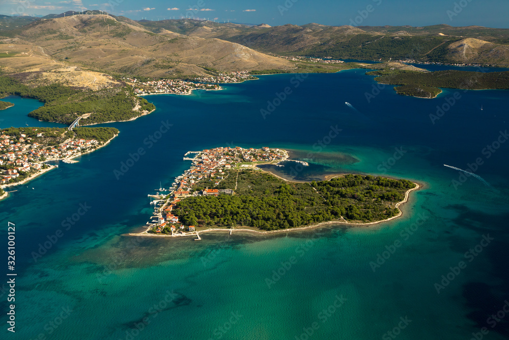 Obraz premium Krapanj island, Šibenik