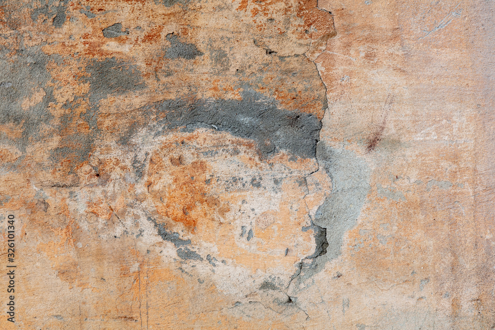 Close up shot of surface of old wall texture for background or devices wallpapers. Abstract design, usual, natural materials. Detailed grungy artwork. Copyspace, advertisement. Vintage style. Close up shot of surface of old wall texture for background or devices wallpapers. Abstract design, usual, natural materials. Detailed grungy artwork. Copyspace, advertisement. Vintage style.