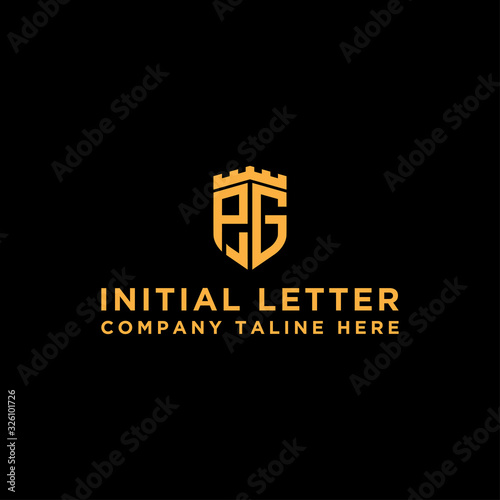 Inspiring company logo design from the initial letters of the PG logo icon. -Vectors