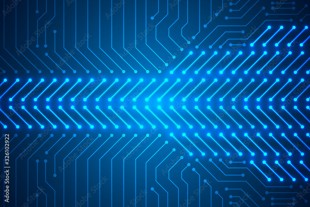 Microchip Technology Background, blue digital circuit board pattern Microchip Technology Background, blue digital circuit board pattern