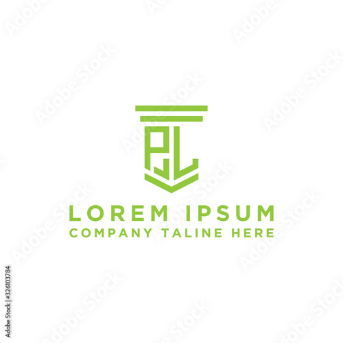 Inspiring company logo design from the initial letters of the PL logo icon. -Vectors