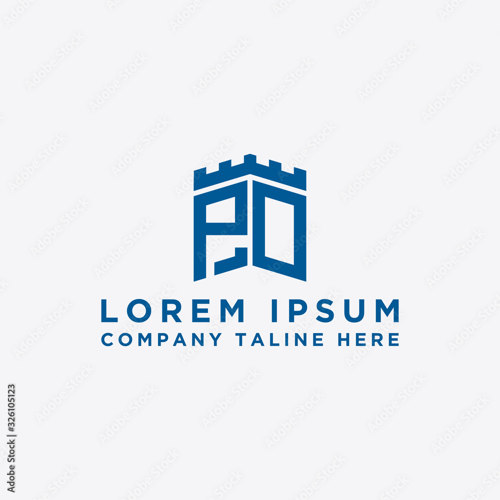 Inspiring company logo design from the initial letters of the PO logo icon. -Vectors Inspiring company logo design from the initial letters of the PO logo icon. -Vectors