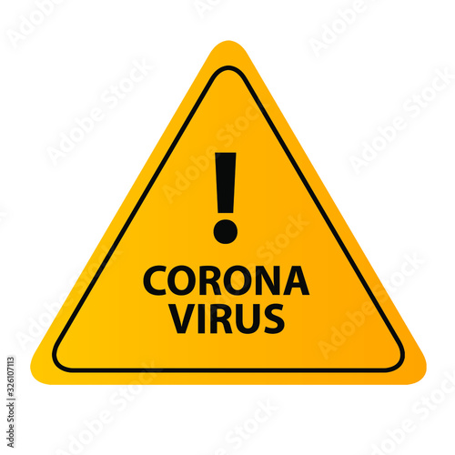 stop corona virus sign vector