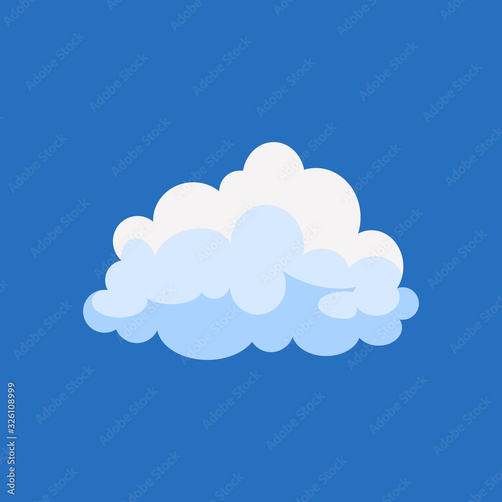 Cartoon cloud isolated vector set. collection white clouds illustration. Cartoon cloud isolated vector set. collection white clouds illustration.