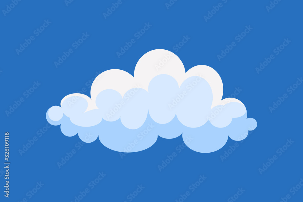 Cartoon cloud isolated vector set. collection white clouds illustration. Cartoon cloud isolated vector set. collection white clouds illustration.