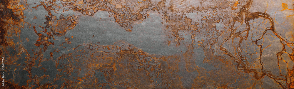 Poster Steel textured metal sheet with heavy rust – Wall Art | UkPosters