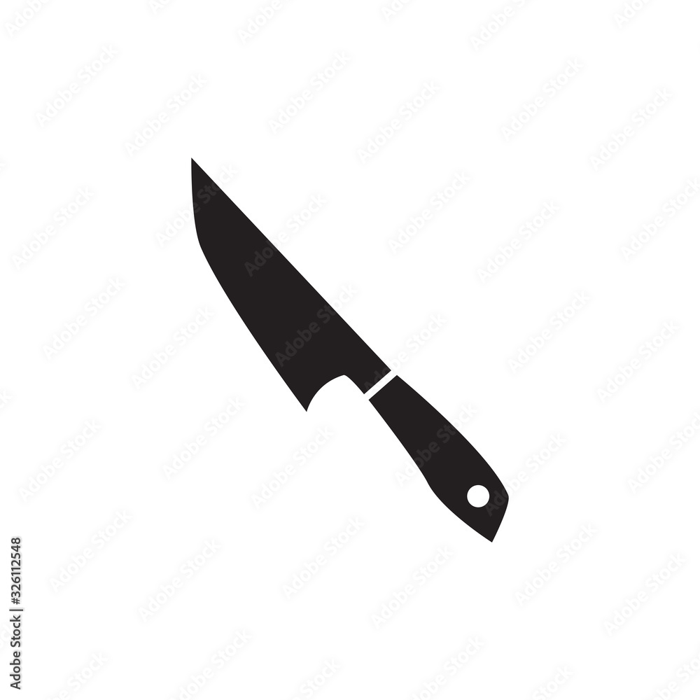 Obraz premium Knife icon vector design template