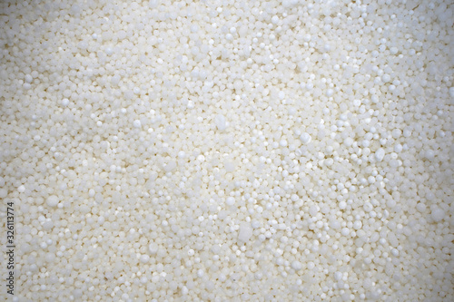 texture of granulated ammonium nitrate	 photo