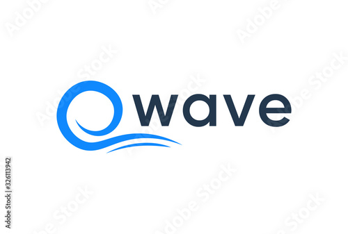 wave , Surf logo design vector