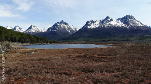 Red swamps in Valle Carbajal Tierra del Fuego photo