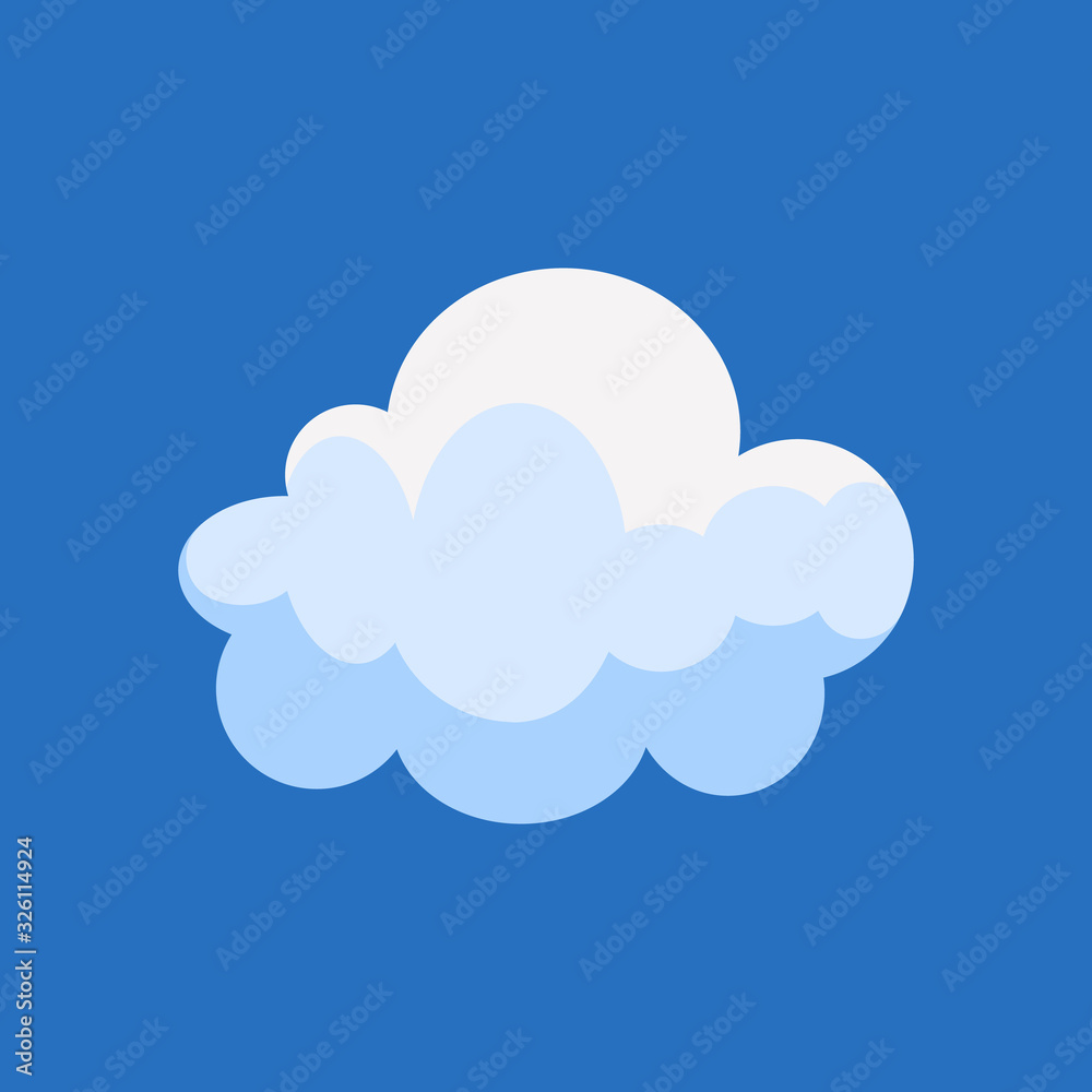 Cartoon cloud isolated vector set. collection white clouds illustration. Cartoon cloud isolated vector set. collection white clouds illustration.