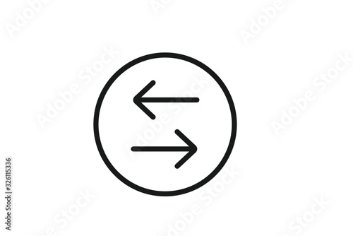 Exchanging vector icon