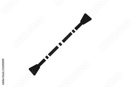 Baton twirling vector icon