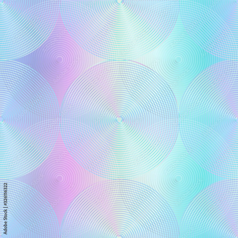 Holographic circle pattern Holographic circle pattern