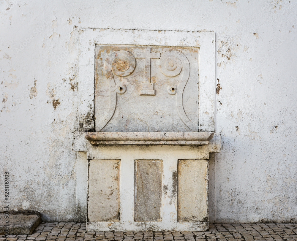 Old fountain in Zafra, Badajoz, Spain. Old fountain in Zafra, Badajoz, Spain.