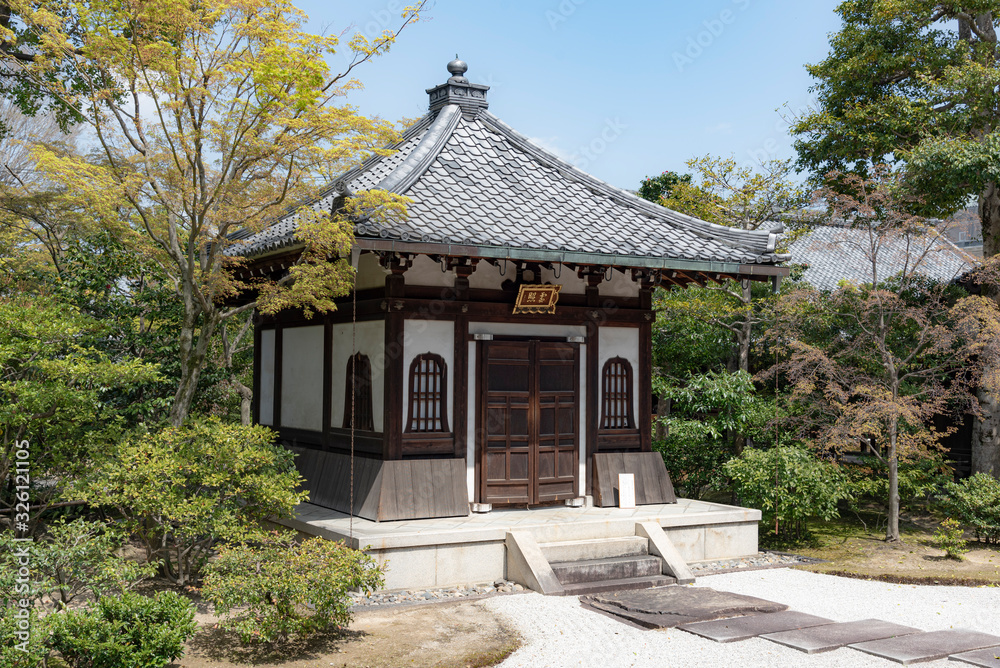 Buddist pavilion in Japan