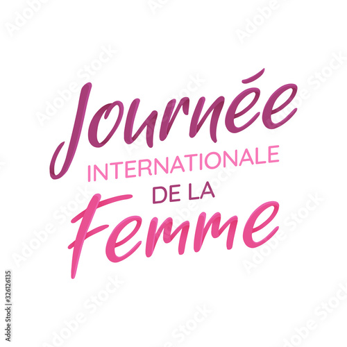 Journée Internationale de la Femme - 8 Mars