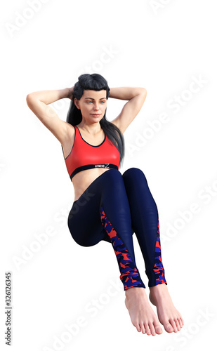 Yoga Render - Victoria8 Stretch Sitting