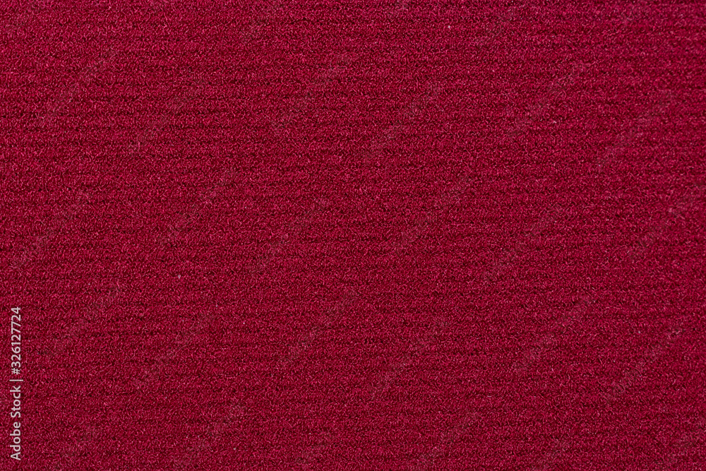Fototapeta premium Red fabric texture can be used as background