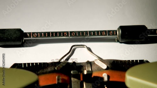 Storytelling typewriter 4K Visual Resource high res graphic resource explainer video background with copy space for text or image