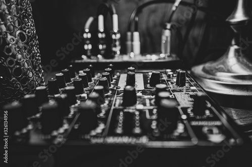 Quadro em tela Vintage Sound Board