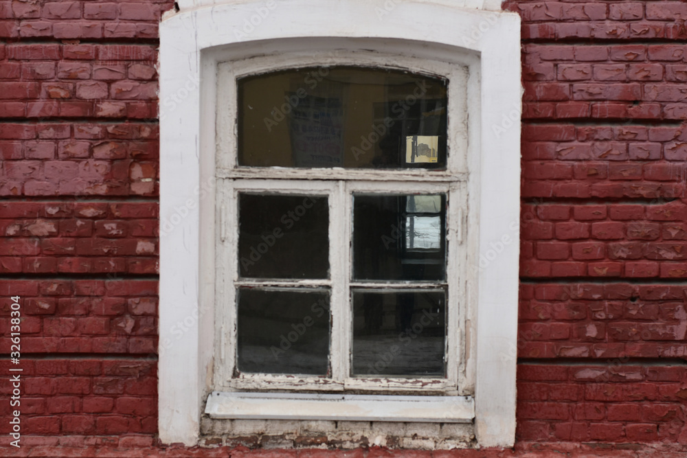 Window opening in an old house.