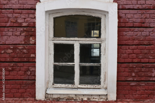 Window opening in an old house.