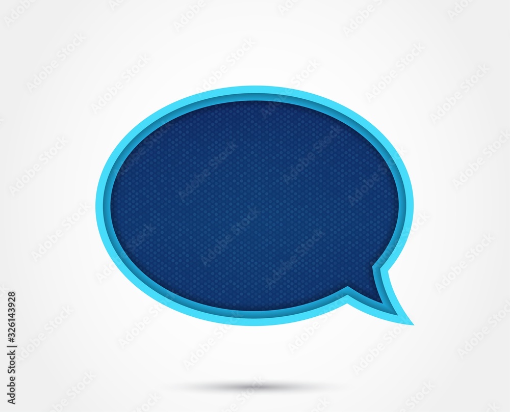 Speech bubble icon. Chat message sign. Talk, speak symbol. Communication balloon template. Support or contact icon. Talking, thinking chat bubble. Thought sign. Vector