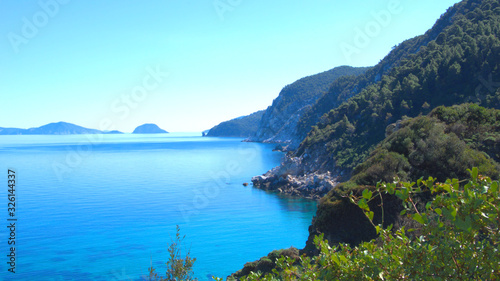 Skopelos island . Sporades , Greece Beutiful beaches .