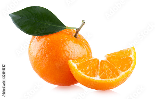 Fresh mandarin orange photo