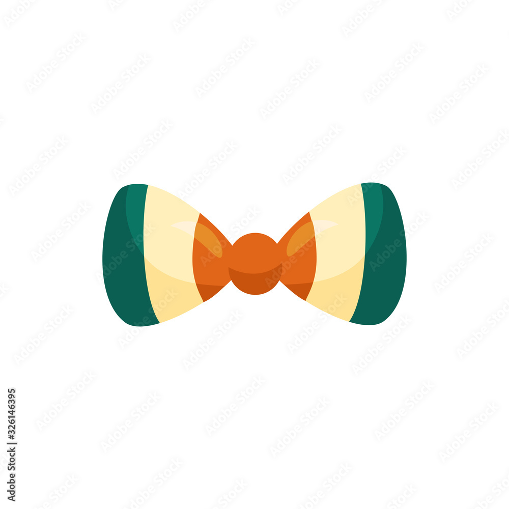 bowtie with ireland flag detaild style icon bowtie with ireland flag detaild style icon