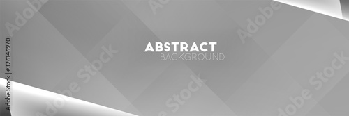 Geometric abstract dark gray glowing background
