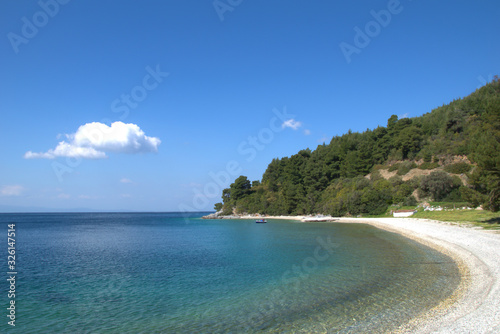 Skopelos island . Sporades , Greece Beutiful beaches .