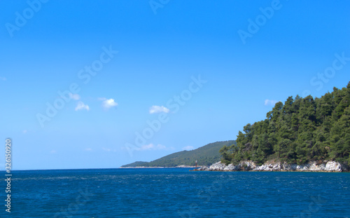 Skopelos island . Sporades , Greece Beutiful beaches .