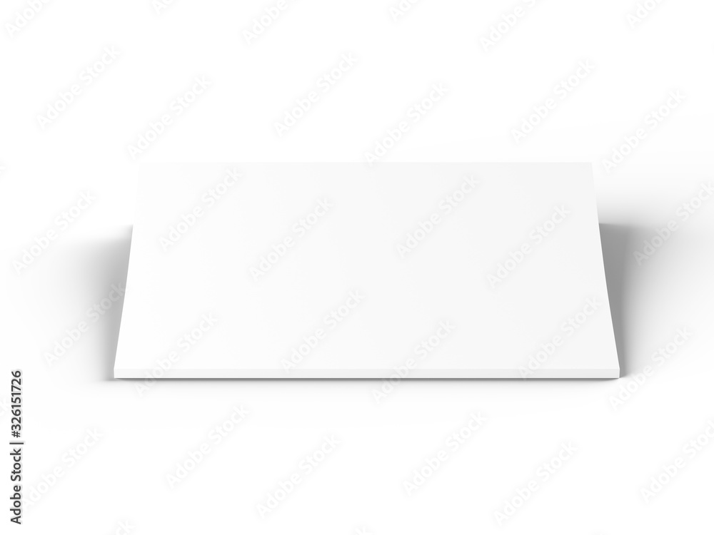 Magazine with open cover. Vertical A4 format. 3d illustration. Magazine with open cover. Vertical A4 format. 3d illustration.