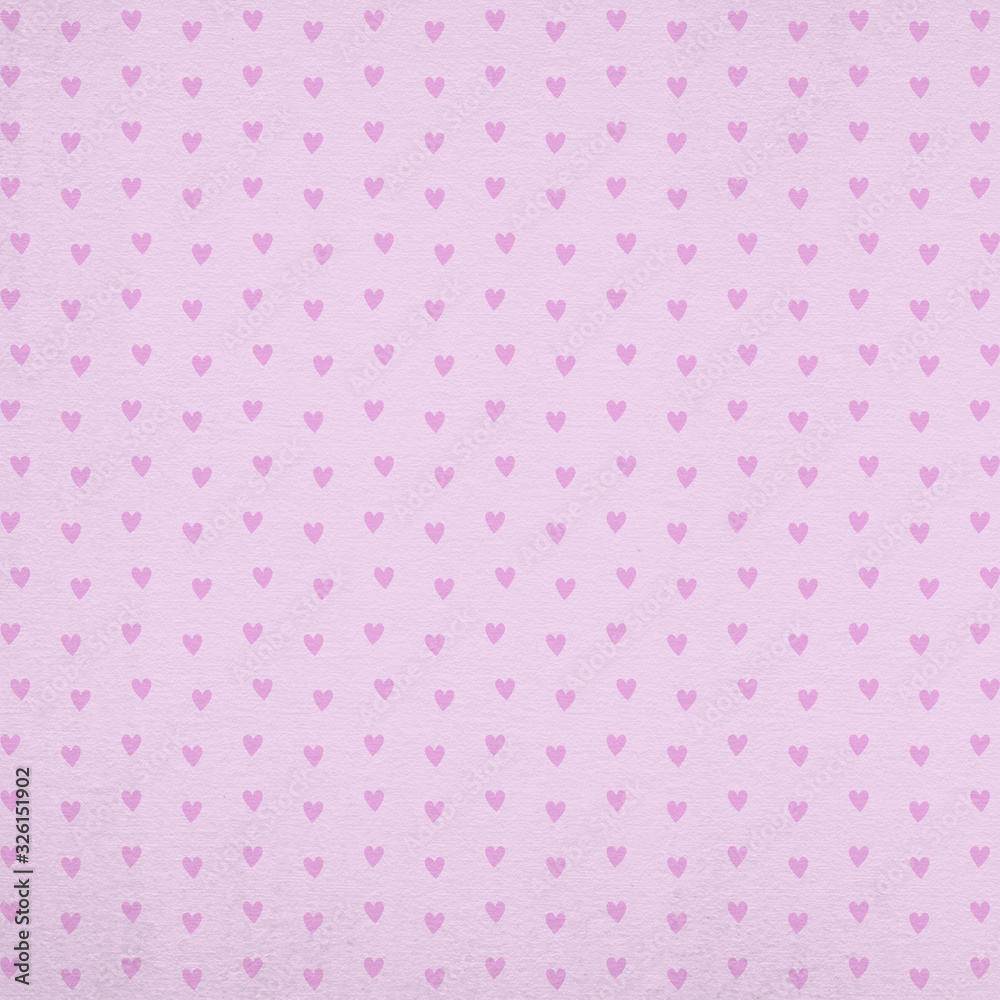 Purple heart pattern textured paper background Purple heart pattern textured paper background