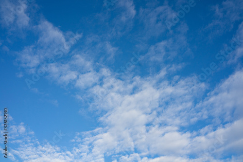 Blue sky with white clouds © Svetlana