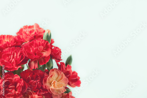 Bouquet of red carnation