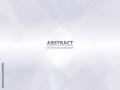 Abstract white silver modern geometric background with translucent elements. Conceptual design illustration for banner, flyer, cover, website, page and header.
