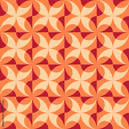 Abstract vector seamless pattern. Natural-inspired design.
