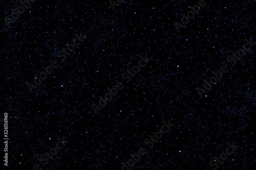 Abstract black blue sky galaxy with stars texture background