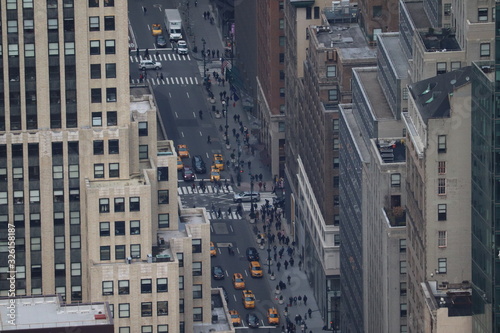 aerial view of New York City