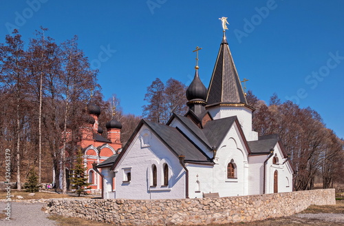 White Temple at  holy sources near Ryazan photo