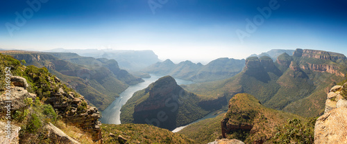 Fototapeta Naklejka Na Ścianę i Meble -  Panoramic view of Blyde River Canyon, Panorama Route, South Africa (high resolution)