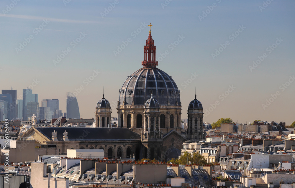 The famous Saint Augustin church, Paris, France.